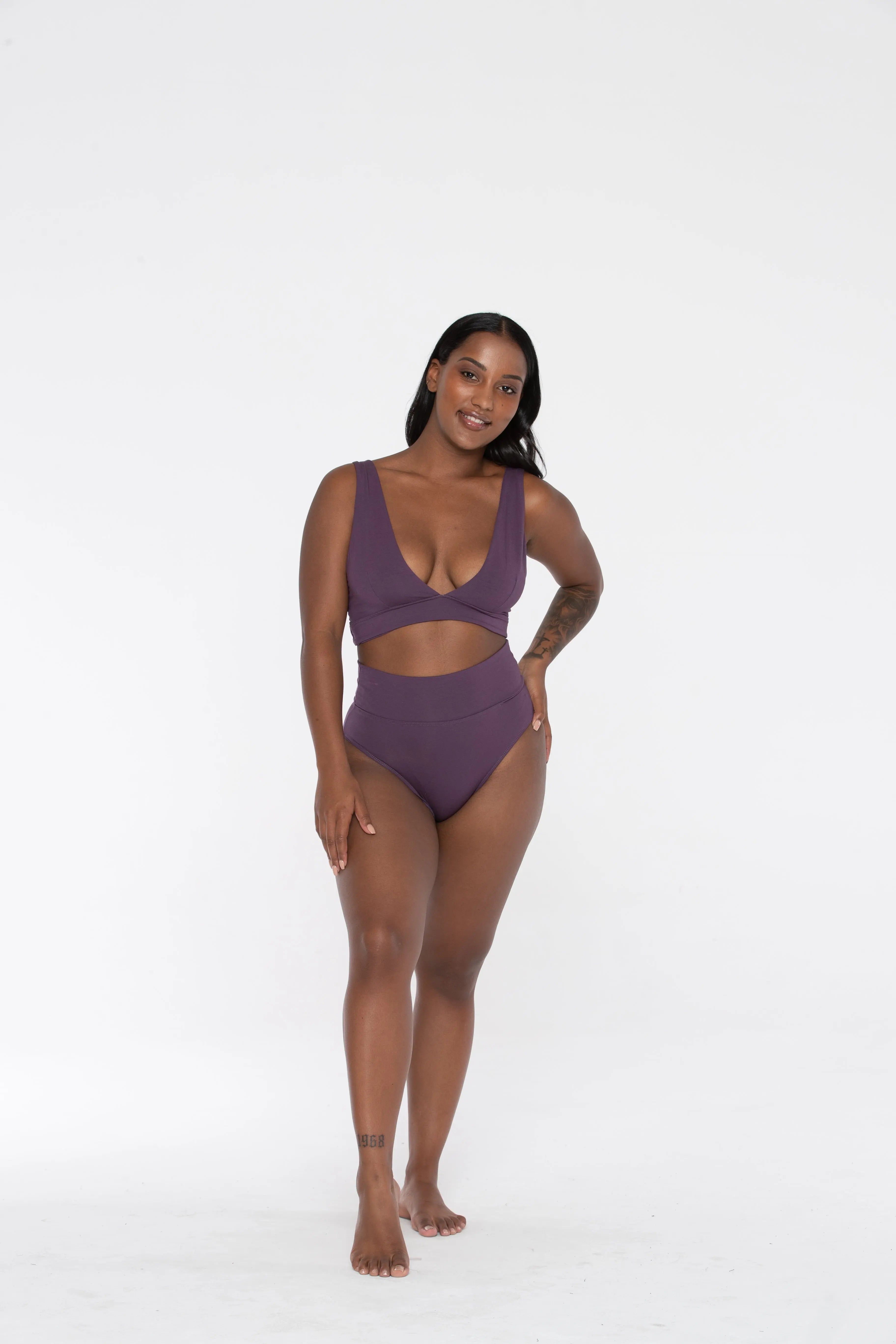 Ella High Waisted Underwear - Clearance Colours evoe australia